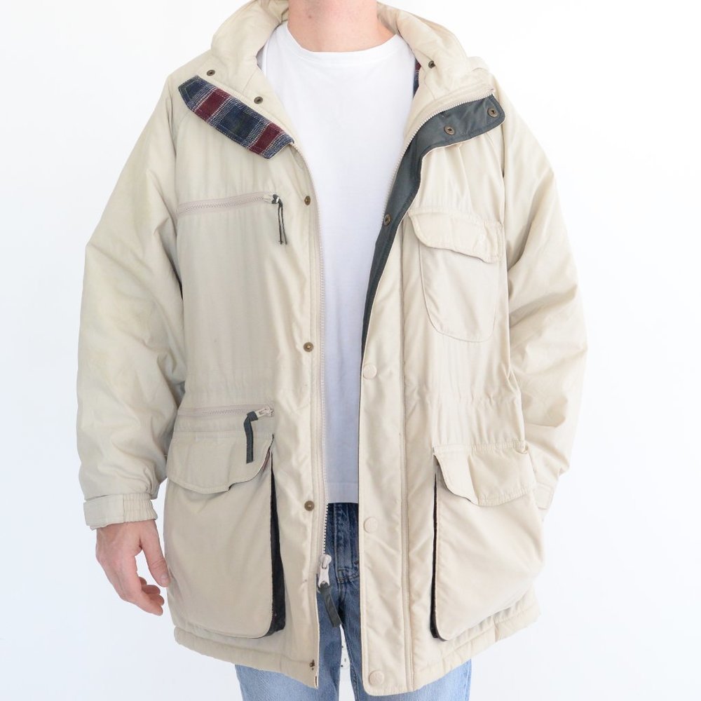 Vintage Men's  Northern Reflections Taupe Jacket